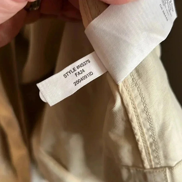 Madewell Belted Trench Coat in Drapey Twill in Muted Stone Size L NWT - Picture 13 of 13